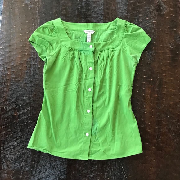 Banana Republic Tops Kelly Green Banana Republic Button Down Blouse